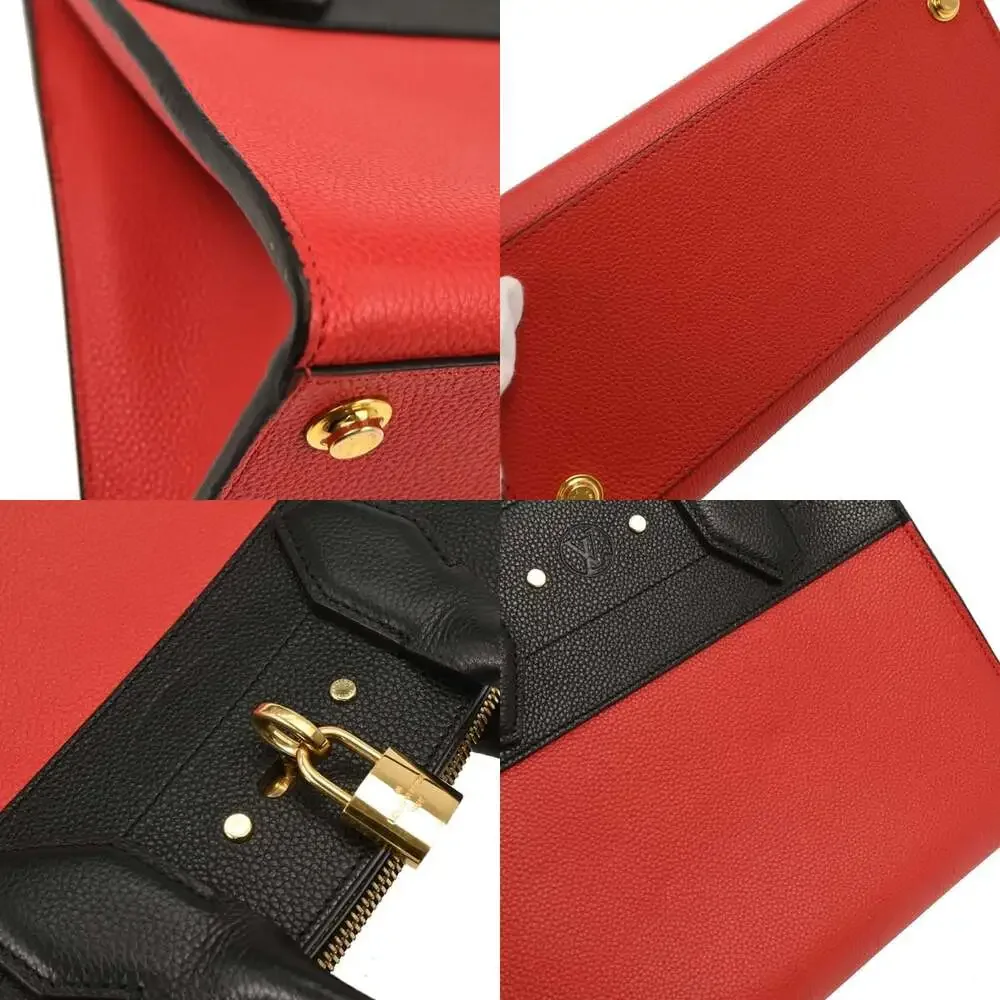 Louis Vuitton Leather City Steamer Handbag Red - Picture 4 of 4